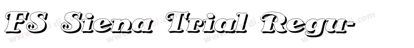 FS Siena Trial Regu字体转换